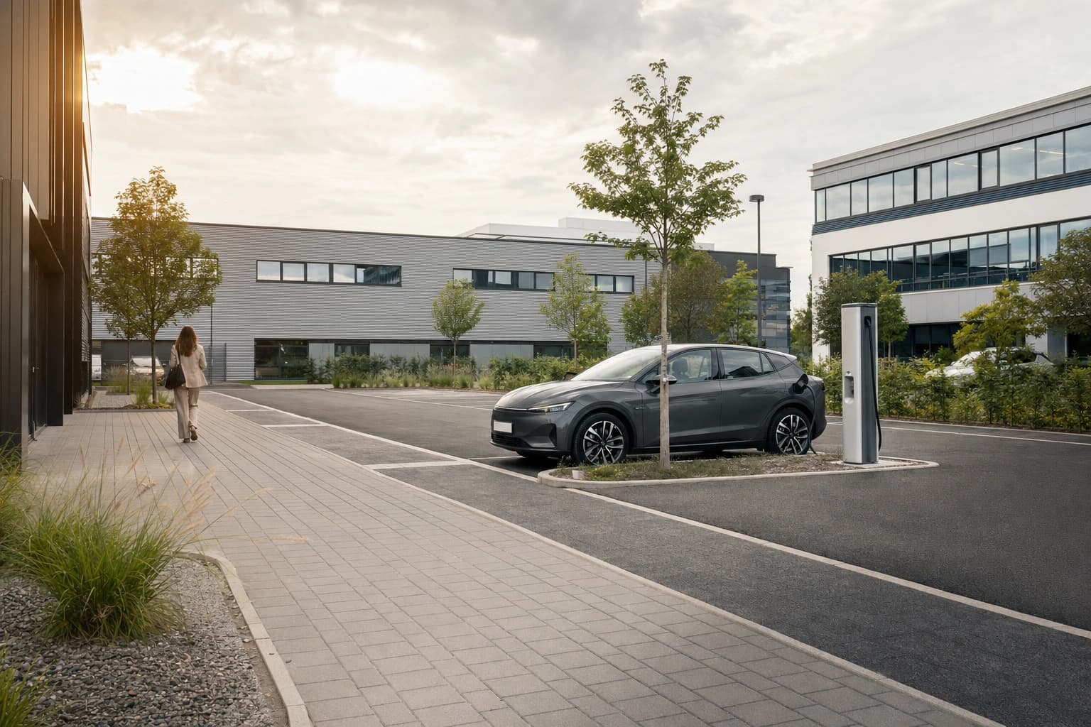 AC-Laden fürs Büro: Techem und Compleo bündeln ihr Angebot
